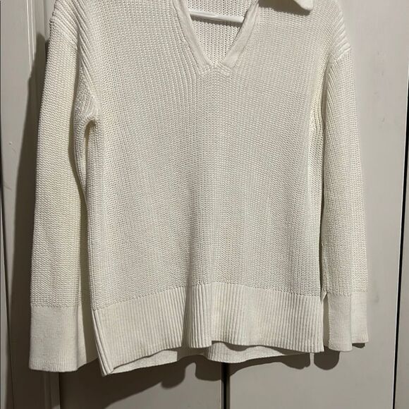 J.Crew Elegant White Knit Sweater XS - Picture 8 of 11